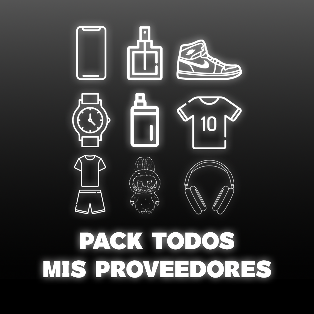 Pack Completo de Proveedores – Ropa, Accesorios, Electrónica y Más